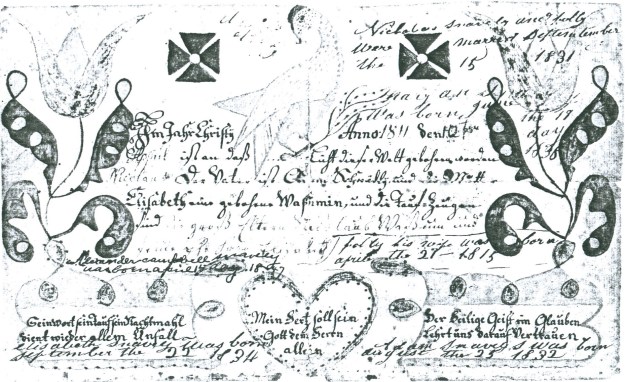 Fraktur for Nicholas Snavely (Finding Forgotten Stories)